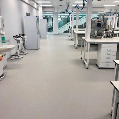 Clean hospital floor